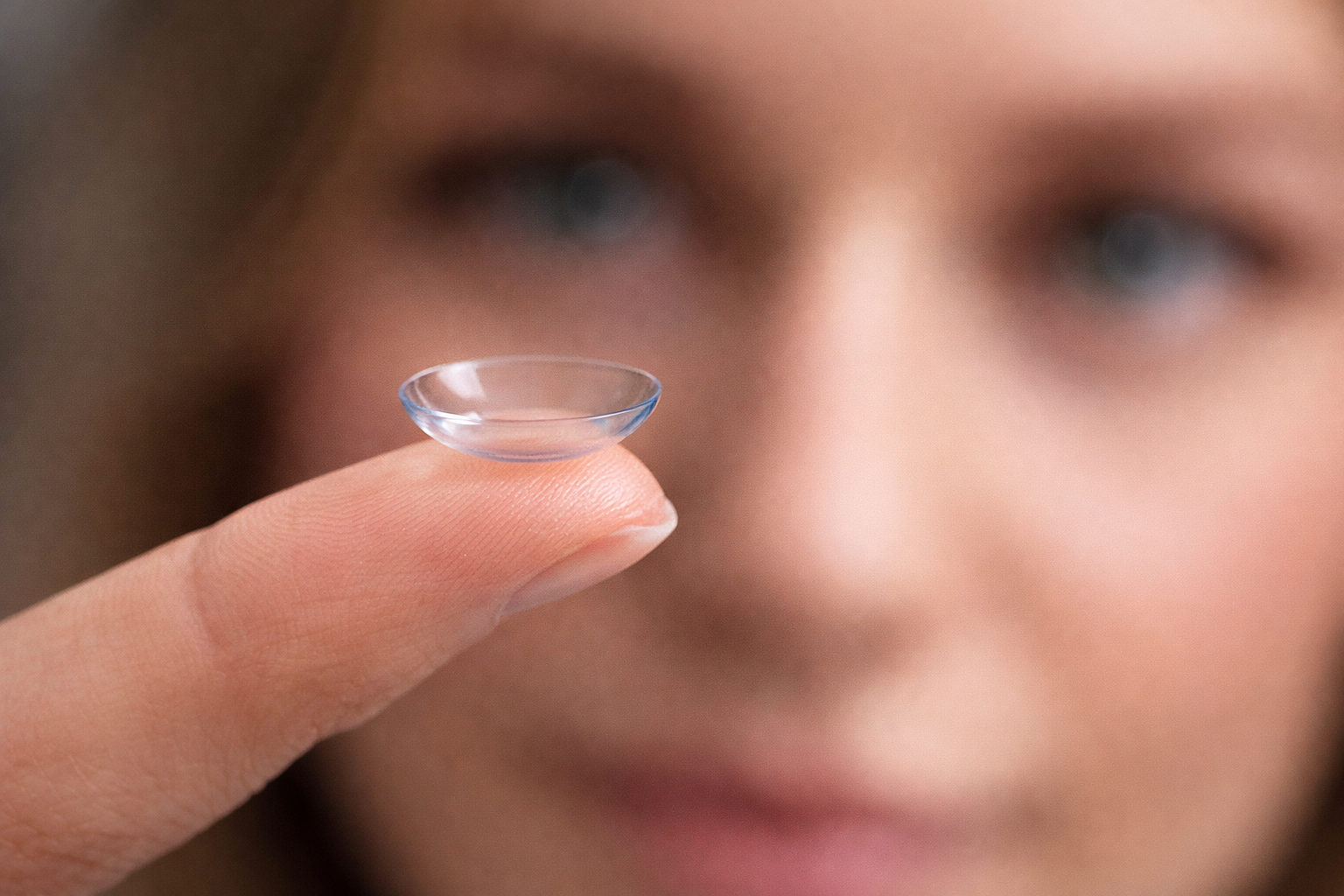 Person having an eye examination